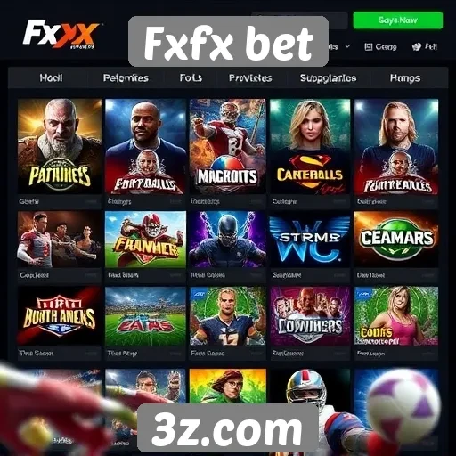Opções de jogos disponíveis no Fxfx bet